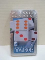Cardinal Classic Games Double Six Color Dot Dominoes Brand NEW Sealed
