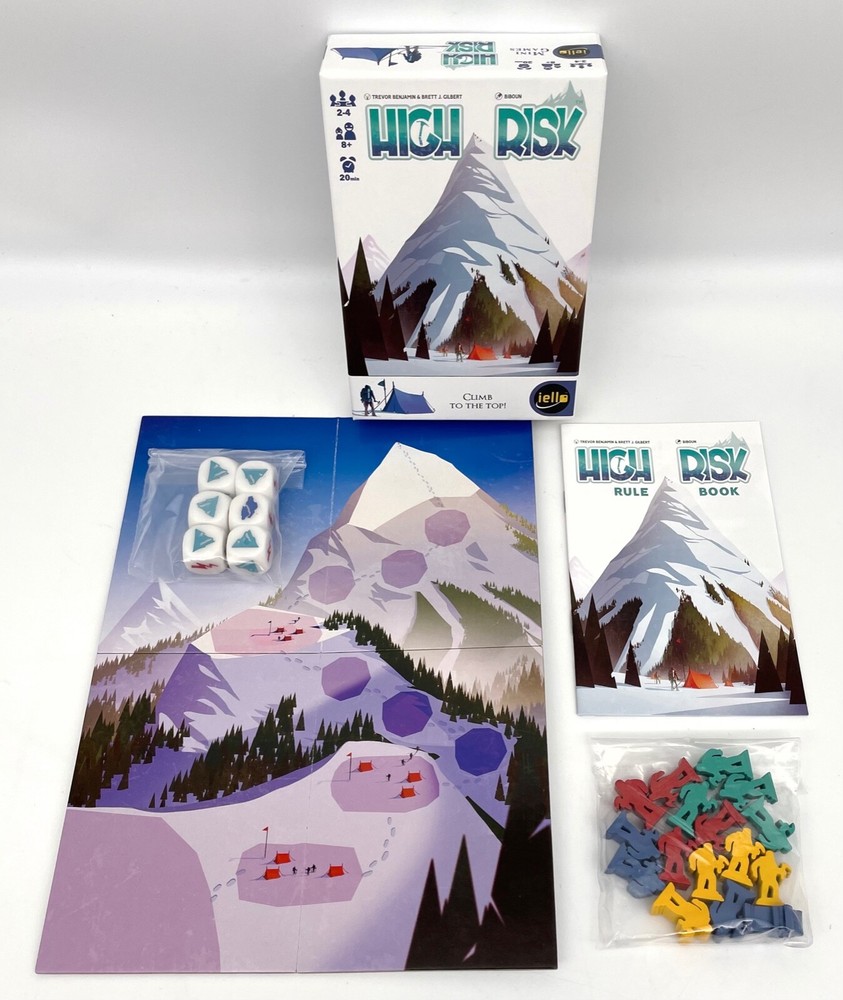 High Risk Game By Iello (2-4 Players) – For Ages 8 years old and Up – Complete