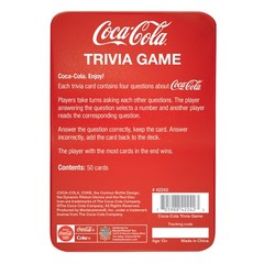 MasterPieces – Coca-Cola Trivia Game with Collectible Tin