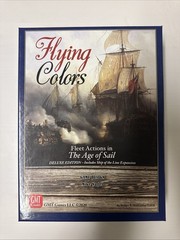 GMT Games Flying Colors Fleet Actions in The Age of Sail Deluxe 3rd Ed Unpunched