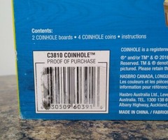 Hasbro Coinhole Game Tabletop Coin Bouncing Cornhole Party Game, New Sealed
