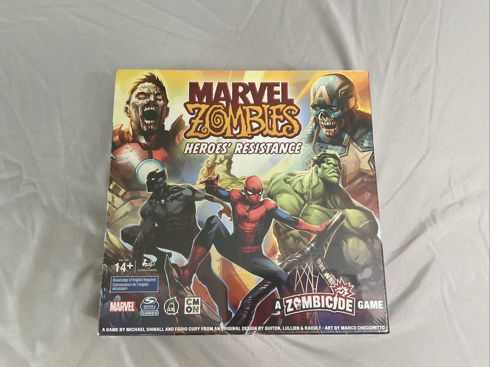 New, Sealed, Marvel Zombies: Heroes’ Resistance Board, 1-4 Players