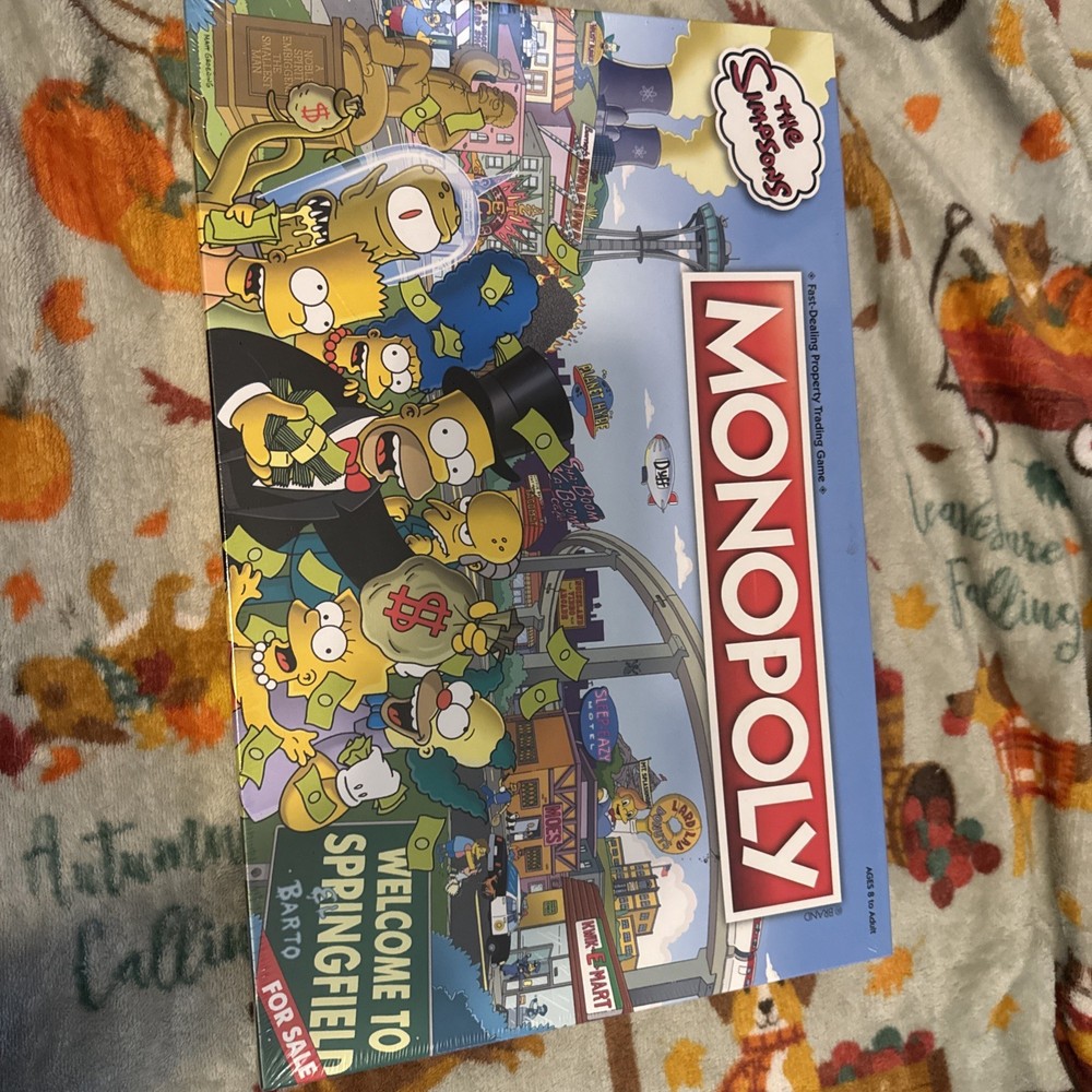 The Simpsons Monopoly Board Game 30th Anniversary Edition for 2 to 6 Players