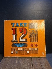 Vintage Take 12 Number Dice Game Parker Brothers No 108 With Box 1965