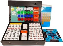 AMOS Mahjong Tiles Masters Set 28mm All 9 Types Included Japanese Riichi Set
