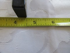 Vtg Puremco Super Thick 1/2” Marblelike Black Professional Dominoes USA #816