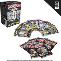 Monopoly Panini Prizm: FIFA World Cup Trading Cards Booster Box for Soccer Fans