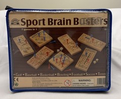 Challenge Master Game Co Sport Brain Busters 7 Games In 1 VINTAGE 1990s NIB