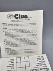 Travel Clue 1990 Parker Brothers Complete Plastic Case