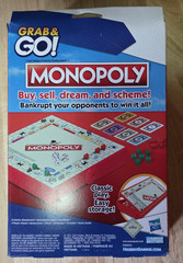 Monopoly Grab and Go Game (Travel Size) – Brand New Hasbro