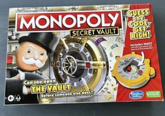 MONOPOLY Secret Vault Board Game 100% Complete