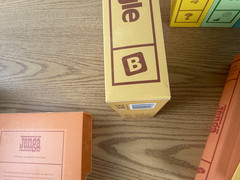 Vintage Linen Bookshelf Game 5 Pack with Guess Who WS Game Company Open Box