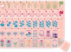 PARIS PINK Acrylic American Mahjong Tiles Set 160 Pcs US Seller Fast Ship NEW