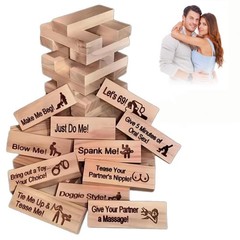 48 Pcs Couple Game Blocks, Fun Valentine’s Day Gift, Adult Games for Couples …