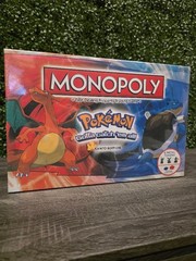 Monopoly Pokemon Kanto Edition Board Game with 6 Metal Tokens – New Sealed