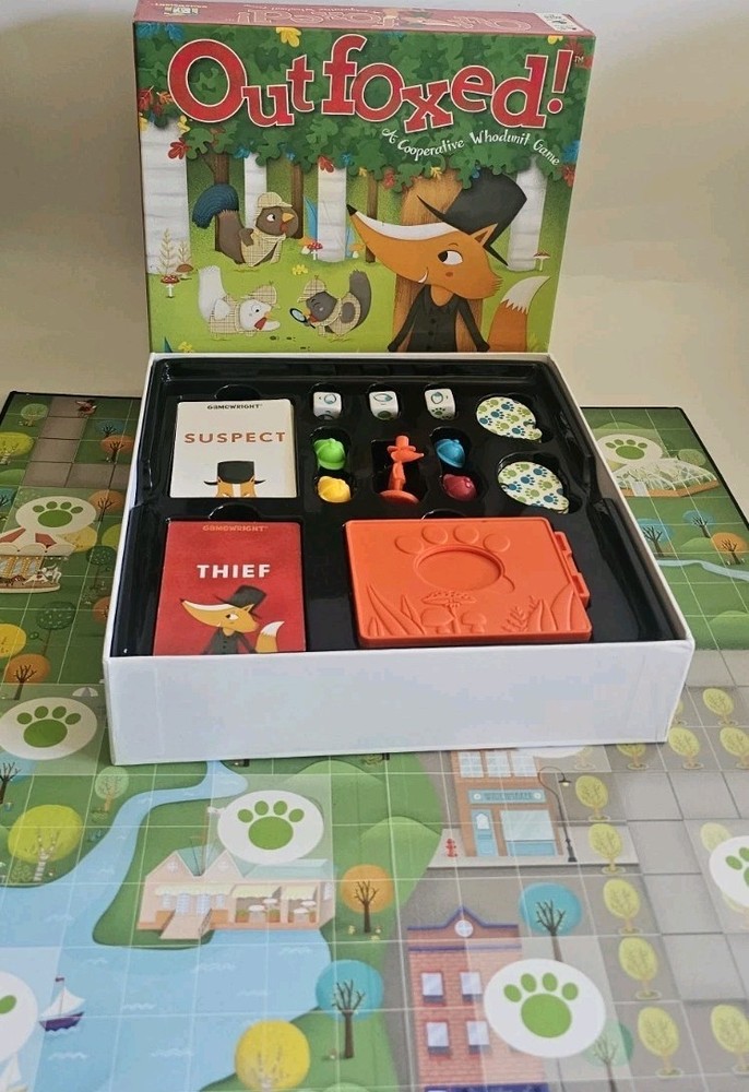 Outfoxed! Board Game 2015 Family Cooperative Whodunnit Gamewright