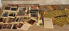 1970 Parker Brothers Masterpiece Art Auction Game Missing 1 Pawn Read