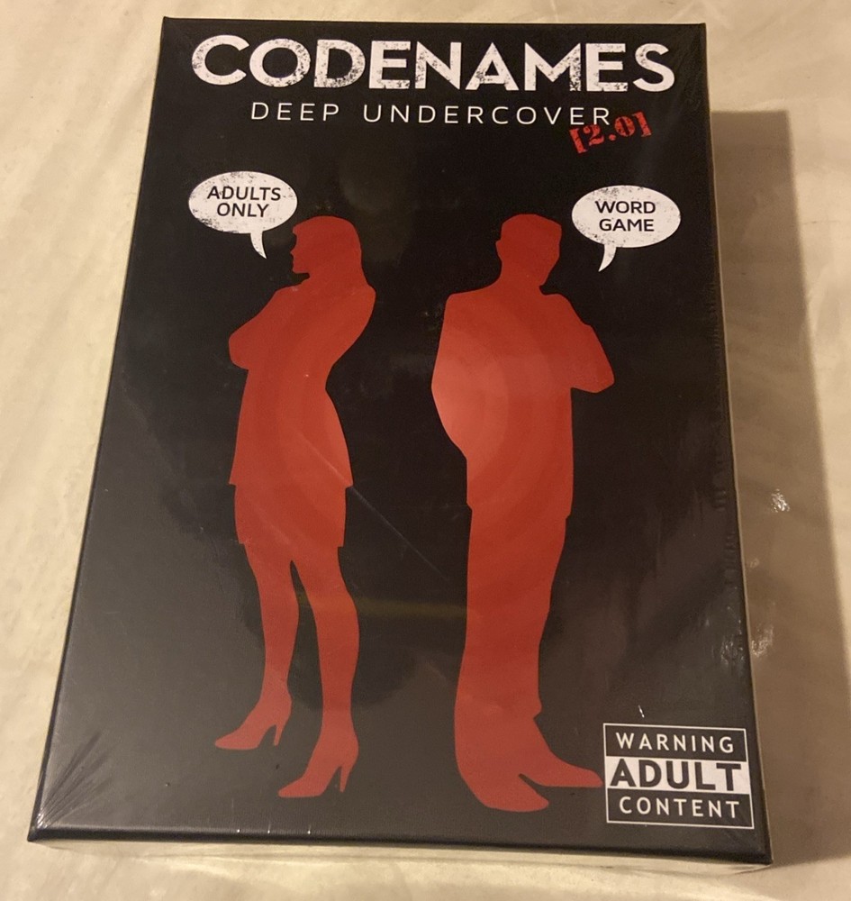 Codenames Games Deep Undercover 2.0 – Brand New Sealed