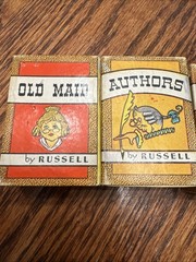 Vintage 1930s Russell Library of Games Set of 6 Complete Miniature Card Games US