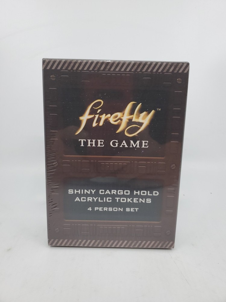 Firefly the Game Shiny Cargo Hold Acrylic Tokens – 4 Person Set – Out Of Print!
