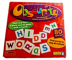 OBSCURITY: Ultimate Hidden Word Challenge Kids Word Search Game Educational NIB