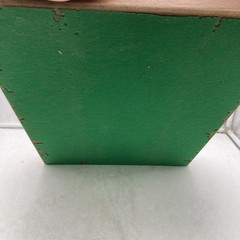 Vintage 1963 Drueke Clapper 12 Game No. 7086 Walnut Shut the Box Board w/ Box