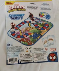 Marvel Spidey and his Amazing Friends Scavenger Scurry Spin Game 4 years and up