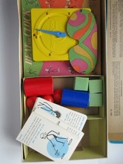 Vintage Milton Bradley Co Beat The Clock Game 2nd Edition 1969