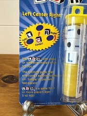 LCR Left Center Right Dice Game Original Red Chips New Sealed