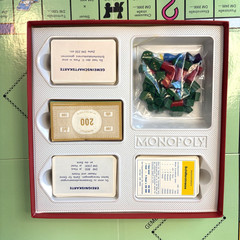 Vintage MONOPOLY Game GERMANY/German All Wooden Pieces Complete 60s