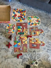 Oops & Downs Firehouse Full of Fun Board Game 1992 Mattel Missing 1 Piece (tube)