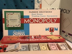 1961 Monopoly Game by Parker Brothers Complete Very Good Condition vintage