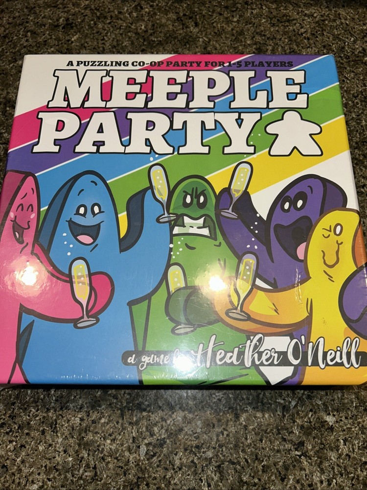 Meeple Party Board Game English Strategy Co-Op 9th Level 2019 NEW SEALED G03