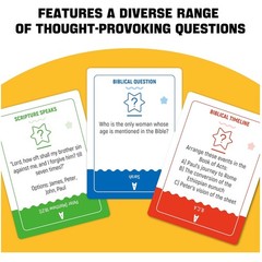 Entertaining Christian Trivia Game – 6 Categories, 400 Cards