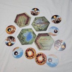 Battle Masters Fantasy Board Game MB Complete Tiles Set! Pre Owned