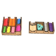 TowerRex Organizer for Root Board Game and Underworld, Riverfolk, Marauder, Cloc