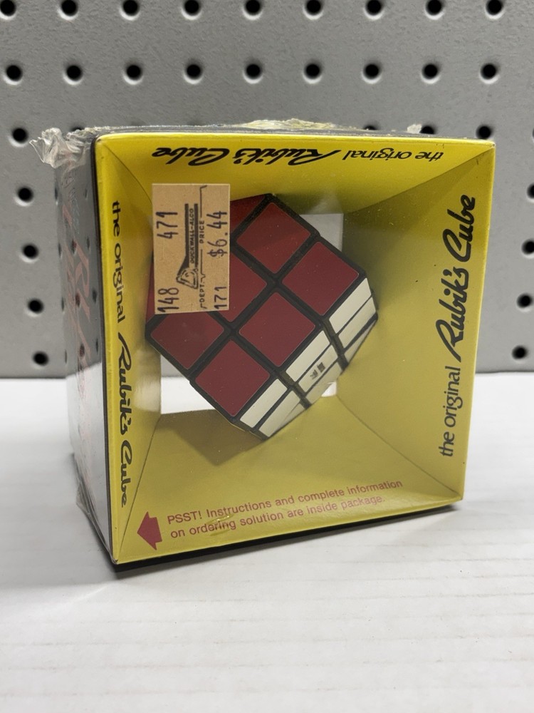 Original Vintage Factory Sealed in box 1980 Ideal Original Rubik’s Cube 2164-2