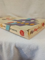 Vintage 1962 Mattel Flip Flop Go Board Game Strategy Complete Retro Rare