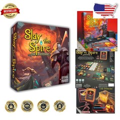 Slay The Spire Board Game Strategy: 650+ Cards, 4 Miniatures, Cooperative Fun