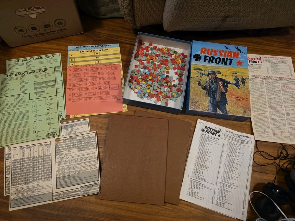 Vintage 1985 Russian Front Board Game The Avalon Hill Game Company USA