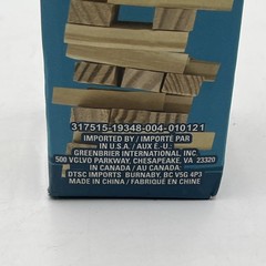 Tumbling Towers Stacking Game -72 Piece Set -Wood CRAFT Blocks, Great for craft