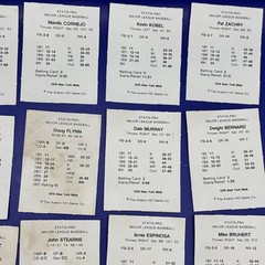 Avalon Hill MLB Statis-Pro Baseball – 1978 New York Mets Lot of 25 Player Cards