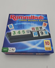 Pressman Rummikub Large Numbers Edition Brand New Sealed Inner Contents Open Box
