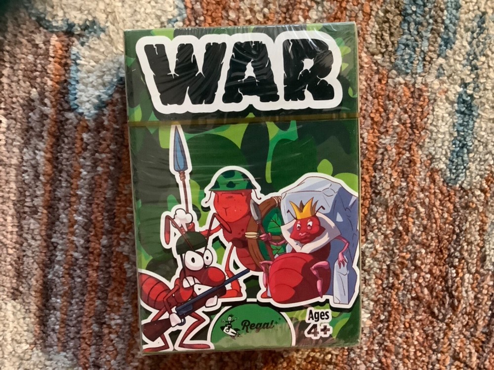 Regal Games card War , brand new , sealed