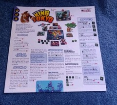 King of Tokyo Board Game IELLO Richard Garfield Complete NM Condition