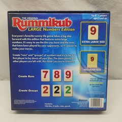 Pressman Rummikub Large Number Edition Family Board Game 2012 Complete