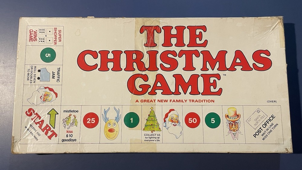 The Christmas Game 1980 Holiday Board Games Milwaukee NOT COMPLETE
