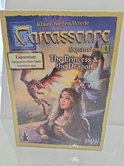 Carcassonne 2.0 The Princess & The Dragon Expansion #3 Board Game Z-Man ZM7813