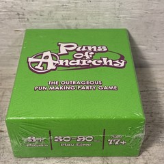 Puns Of Anarchy Party Game Outrageous Pun-Making 3-5 Players New Factory Sealed