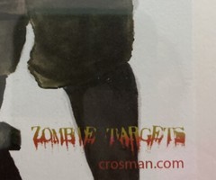 Crosman Undead Apocalyptic Target Zombies Framed